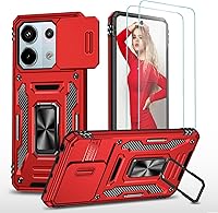 Vista 9 de Jeylly Funda para Xiaomi Redmi Note 9 Pro con protector de pantalla de vidrio templado [2 unidades], resistente a prueba de golpes, funda protectora