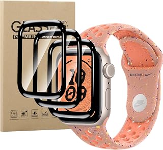 MEMELOKA Skärmskydd för Apple Watch SE 3 40 mm, [3 stycken] HD reptålig TPU beröringskänsligt skärmskydd med 3D heltäckande