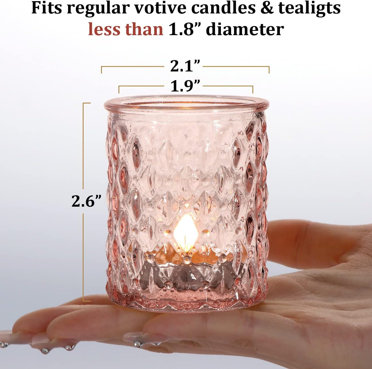 48 Portavelas Votivas Para Bodas, Fiestas, Centro De Mesa, Centro De Mesa Centro De Mesa Centro De Mesa Centro De Mesa Decoracion De Mesa Estante De Decoracion