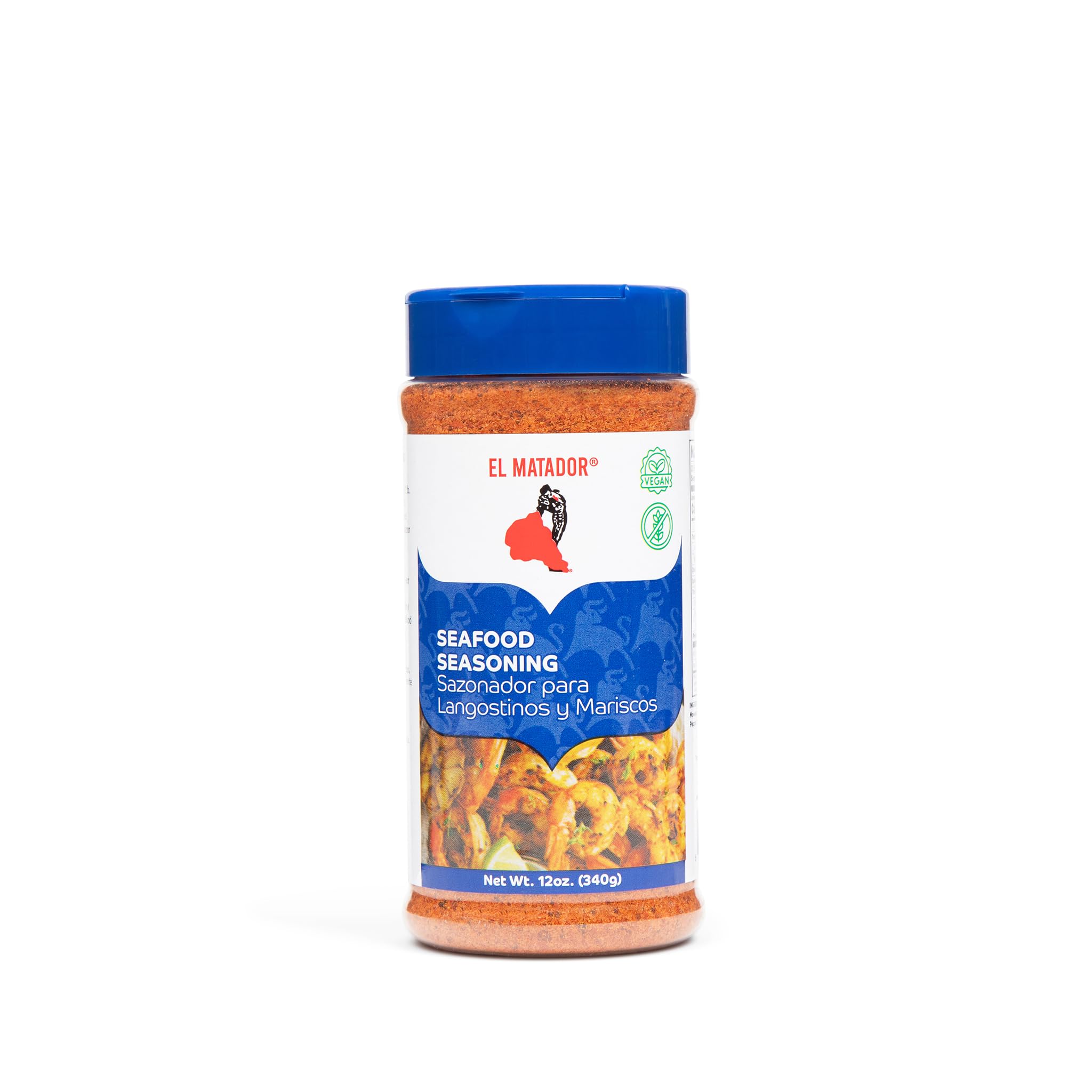 El Matador Seafood Seasoning 12 oz. - Premium Fish & Shrimp Seasoning for Authentic Coastal Mexican Flavors