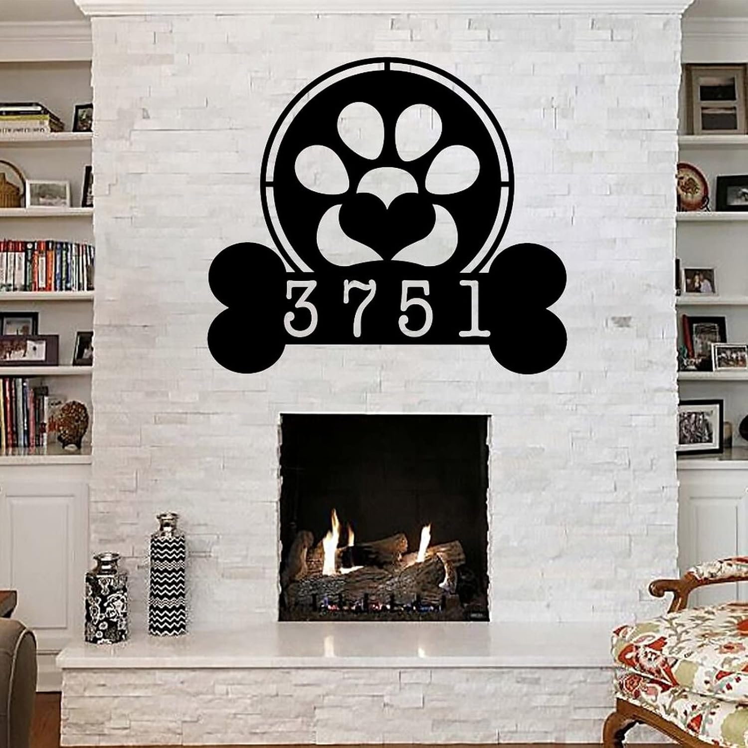 Custom Door Number Sign Metal Wall Art Modern Mailbox Address Numbers, Mailbox Number Personalized Address Signs, Metal Sign Door Hanger | Outdoor Metal Sign | Wedding Gift | Housewarming Gift, 22in