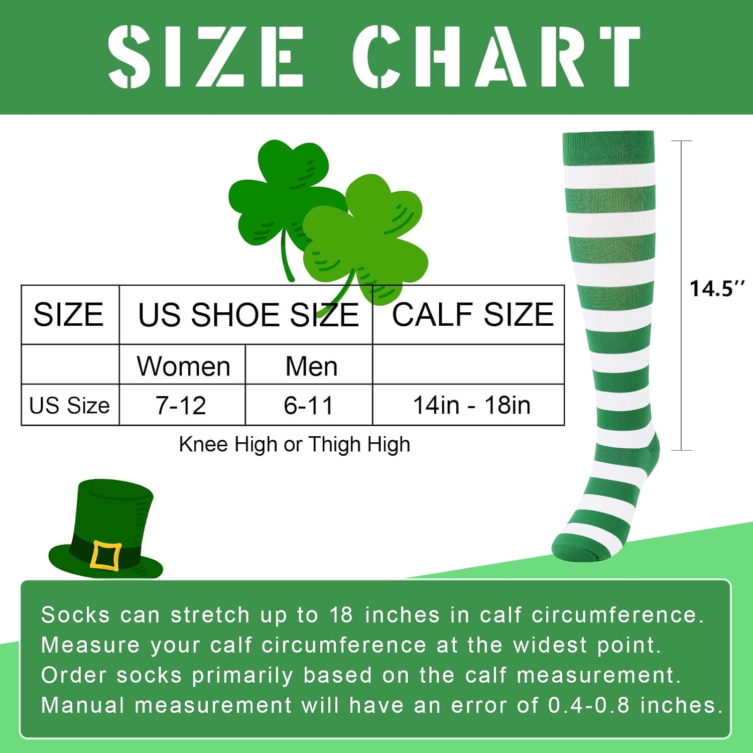 Junely Compression Socks for Women Knee High for Running Athletic Nurses Pregnant Women Work Support Travel Flight Sports - Image 5