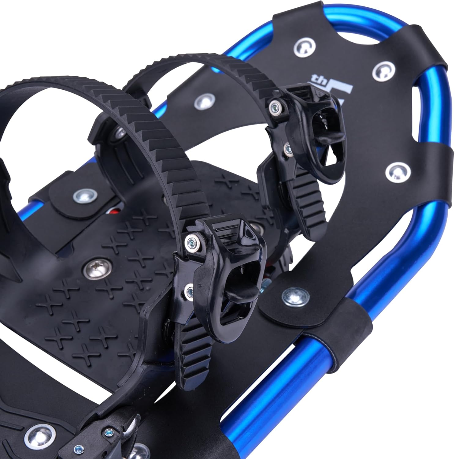 5th Element Snowshoes for Men, Includes Adjustable Poles and Snow Shoe Carrying Tote Bag, Adjustable Universal Bindings for All Terrain and Mountaineering Trekking or Running Snowshoes