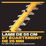 DEWALT Taille-haie 18V XR 55cm 25mm Machine Nue, DCMHT564N-XJ - 4