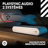 Logitech G Astro A20 X Lightspeed, Casque Gaming sans Fil pour PS5, Xbox, Nintendo Switch/Switch 2, PC avec PLAYSYNC Audio Deux systèmes, Bluetooth, LIGHTSYNC RVB et Micro à Tige 48 kHz - Blanc - 2