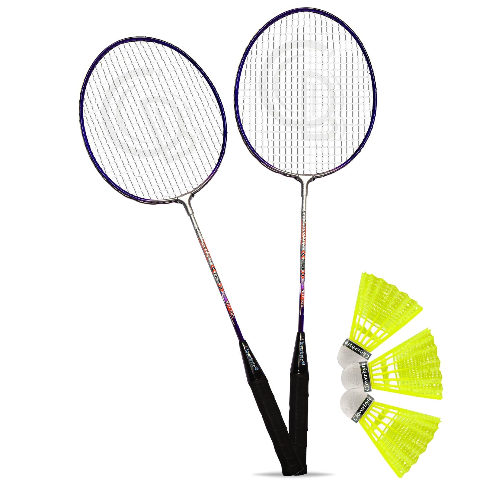 Power Purple Lightweight Badminton Racquet 1 Pair with Badminton Kit Shuttlecocks (3)-image-19