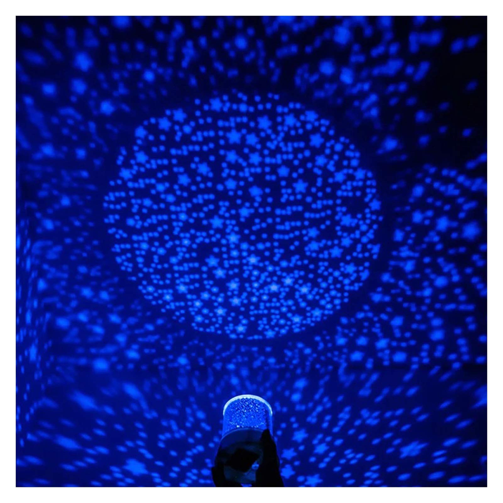 YXCKG Colorful Star Projector Night Light, Star Light Projector for Bedroom, Skylight Projector with Cartoon Pictures, Night Light for Kids Make Sleep Peacefully, Best Gift (Color : Blue, Size : B)