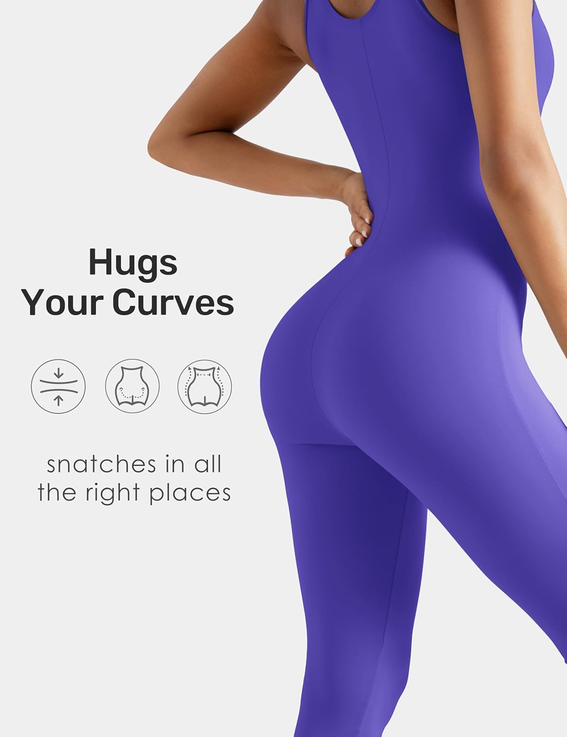 Women Rompers Jumpsuits Leotards Bodysuit One Piece Tank Top Outfit Tummy Control Workout Jumpers Body Suits