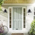 Dusk to Dawn Gooseneck Outdoor Light Fixtures, Farmhouse Barn Lights for Porch, Industrial Black Exterior Wall Sconce for Garage, Patio, E26 Base Anti-Rust for Garage Frontdoor Entryway, 2 Pack