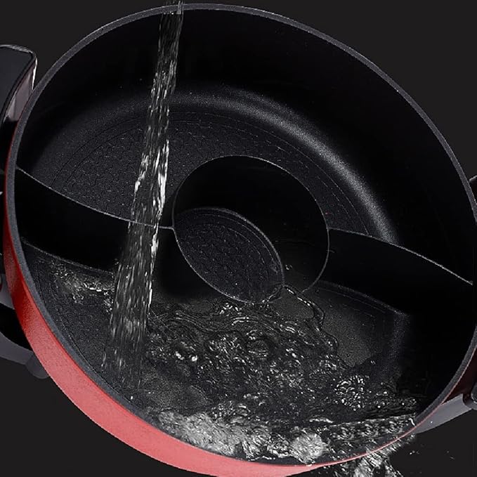 Olla Eléctrica Hot Pot Mandarin Duck, Multifuncional Antiadherente miniatura 7