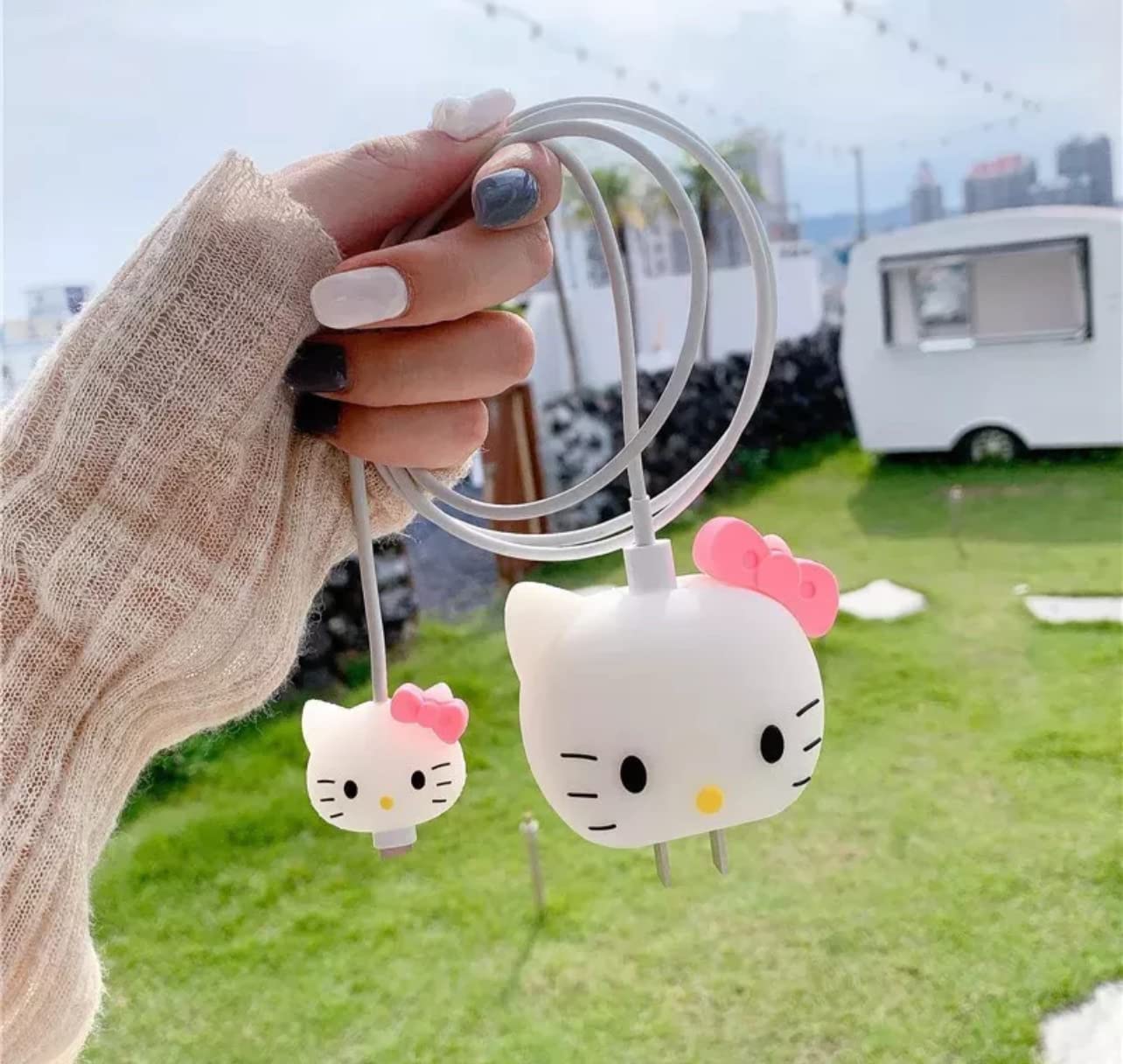 Soomio Cute Cartoon Lightning Data Cable Case for iPhone Charger, Cartoon 3D Design Protective Case for 18-20W iPhone USB-C Power Adapter Charger (K T CAT)-Multicolor (B0BS1QJXBV) Amazon Price History, Amazon Price Tracker
