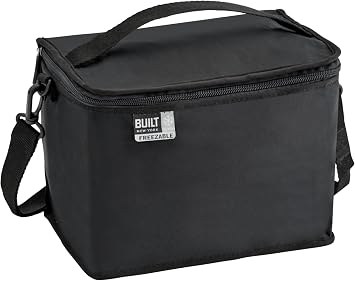 BUILT NY IceTec Freezable Lunch Cube with Zip Closure, Black