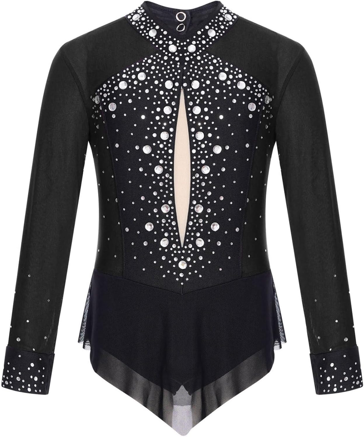 Leotards for Girls Gymnastics Outfit Figure Skating Jumpsuit Sparkly Dance Unitards Activewear Set