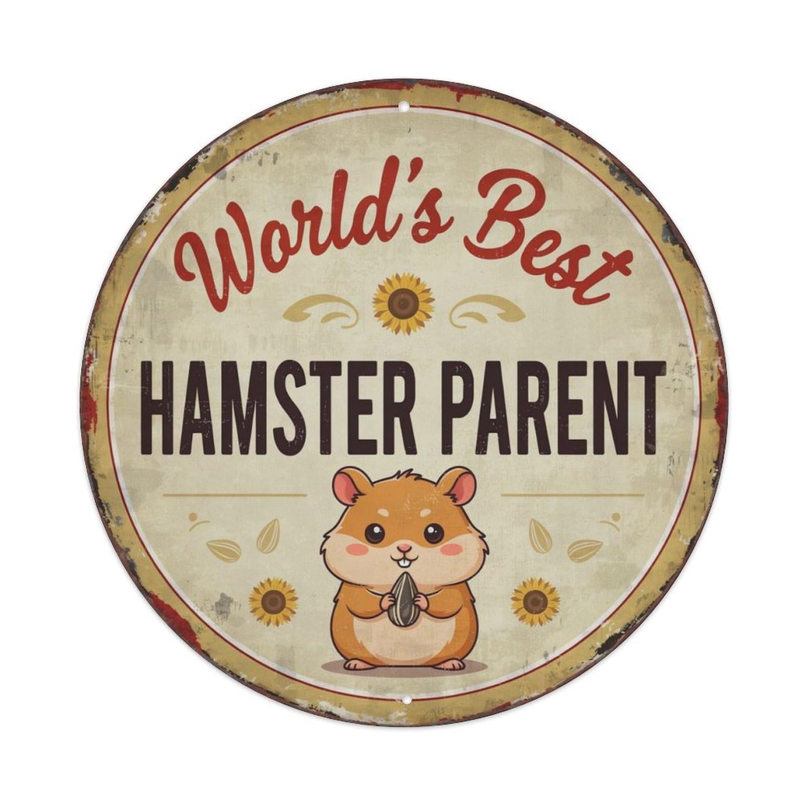 Chinchilla Mom Metal Tin Sign Plaque