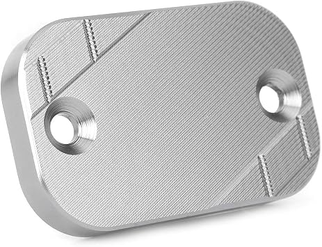 Liru Motorcycle Front Brake Reservoir Fluid Cover Cap Protector for Yamaha NVX 155 Aerox 155 2015-2018, Titanium