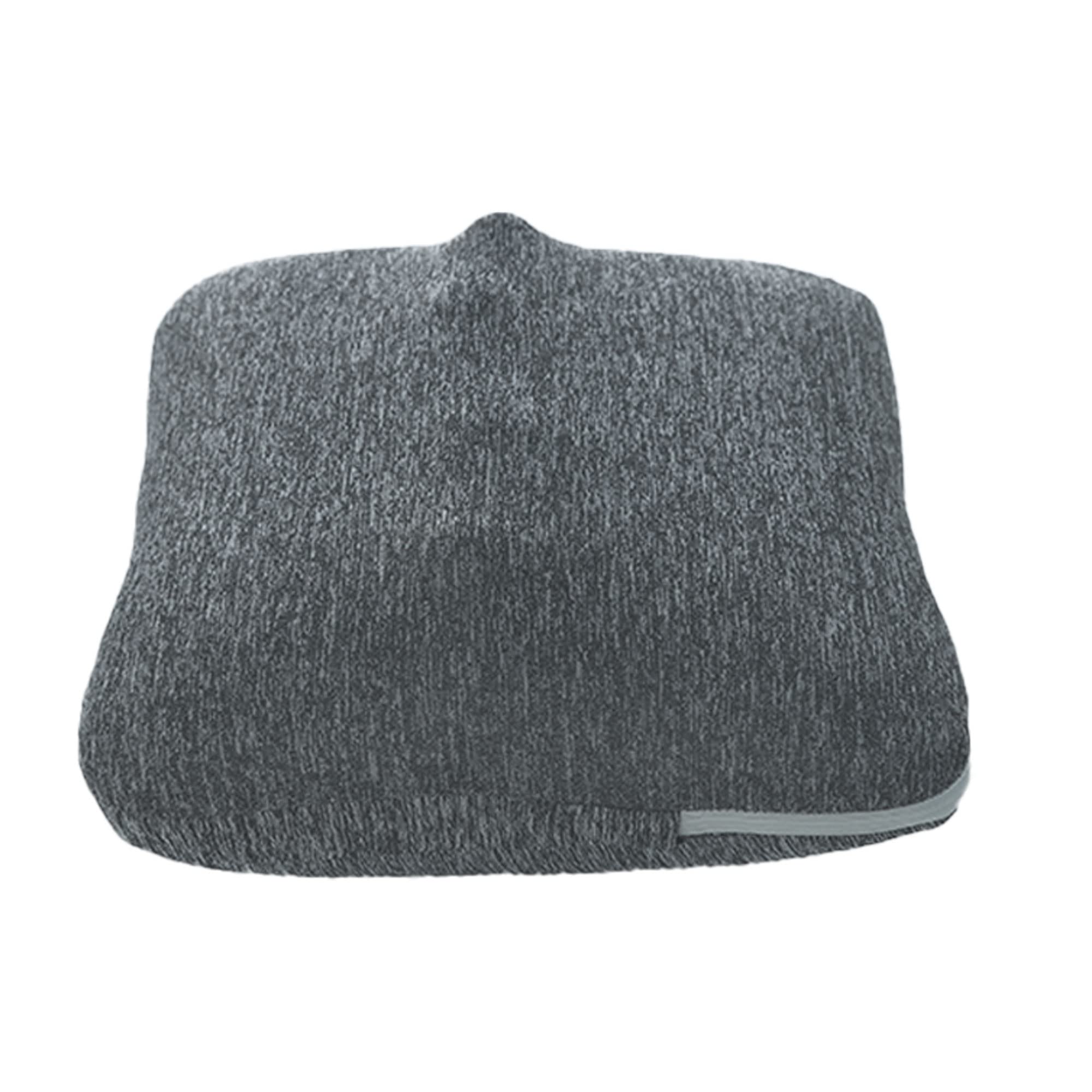Hi5 Bravo Cojín de masaje Shiatsu con función de calor, apagado automático, funda lavable para hombros, cuello, espalda y piernas, color gris oscuro