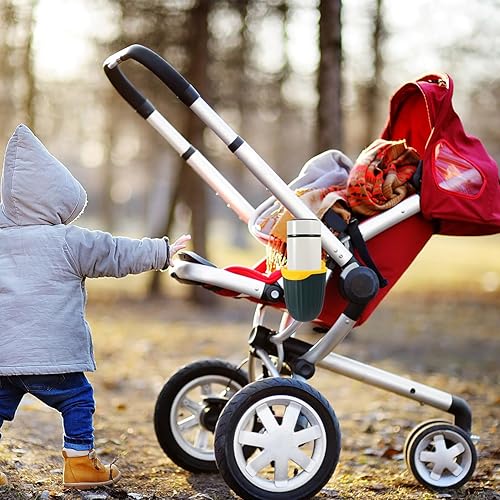 Miniatura 4 de Adjustable Cart Bottle Holder Stroller Cup Rack Trolley Accessory Secure Drink Holder for Park Walks and Bicycle Trips Simple Clip Installation in