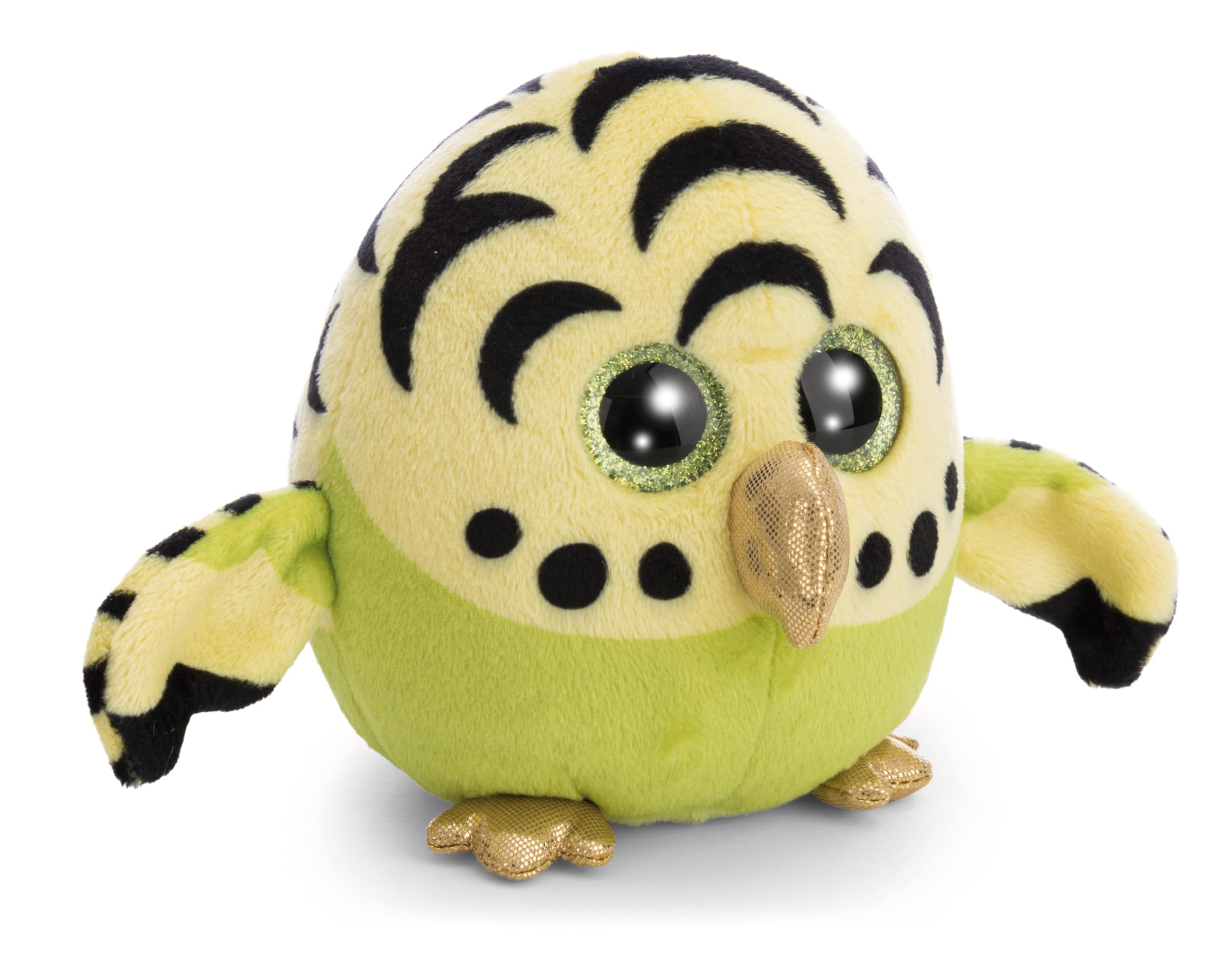 Kuscheltier GLUBSCHIS Baby Wellensittich Bobbolito 13cm - grün - Stofftier aus weichem Plüsch, niedliches Plüschtier zum Kuscheln und Spielen, für Kinder & Erwachsene, tolle Geschenkidee | 63052