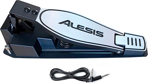 Alesis SE DMHat Hihat Pedal y cable de conexión Silverline Audio de 10 pies