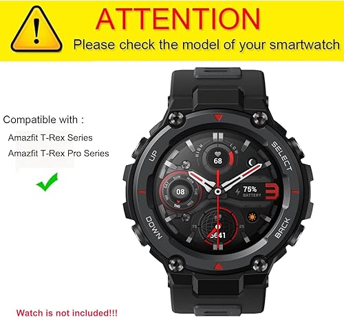 Miniatura 3 de Correa de repuesto de nailon compatible con Huami Amazfit T-Rex A1918 Smartwatch