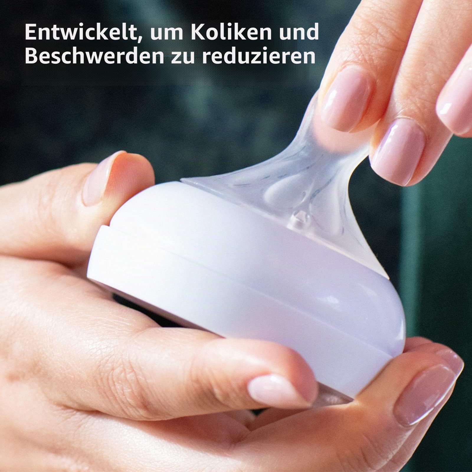 Philips Avent Flasche Natural mit Responsivschnuller 125ml, 2 Stück