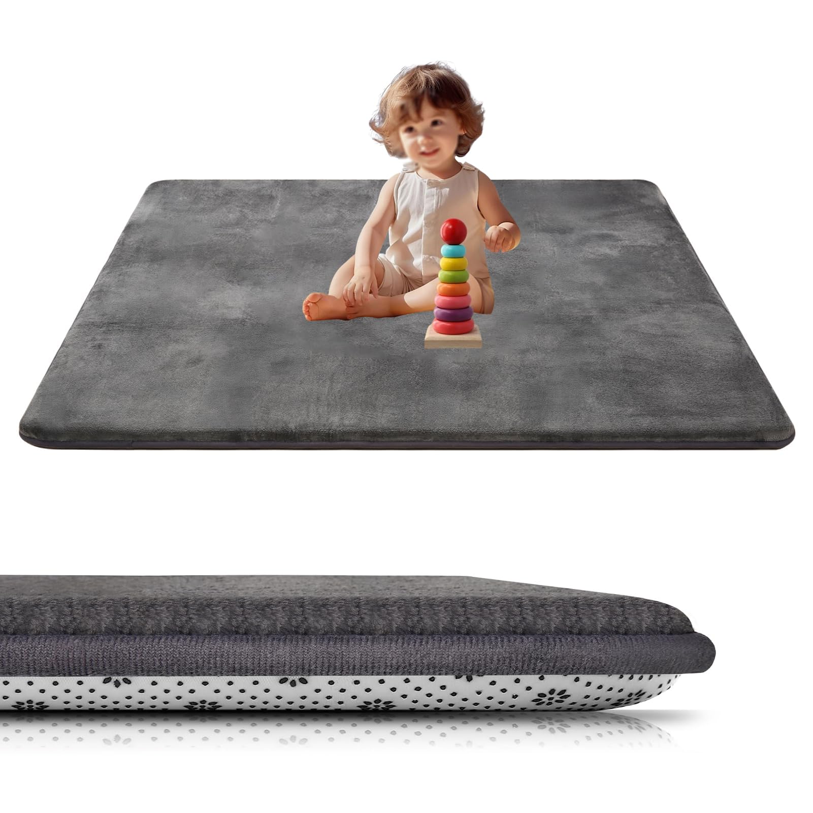 Tapis de jeux bébé éveil doux matelas épais pliable pour moments complices