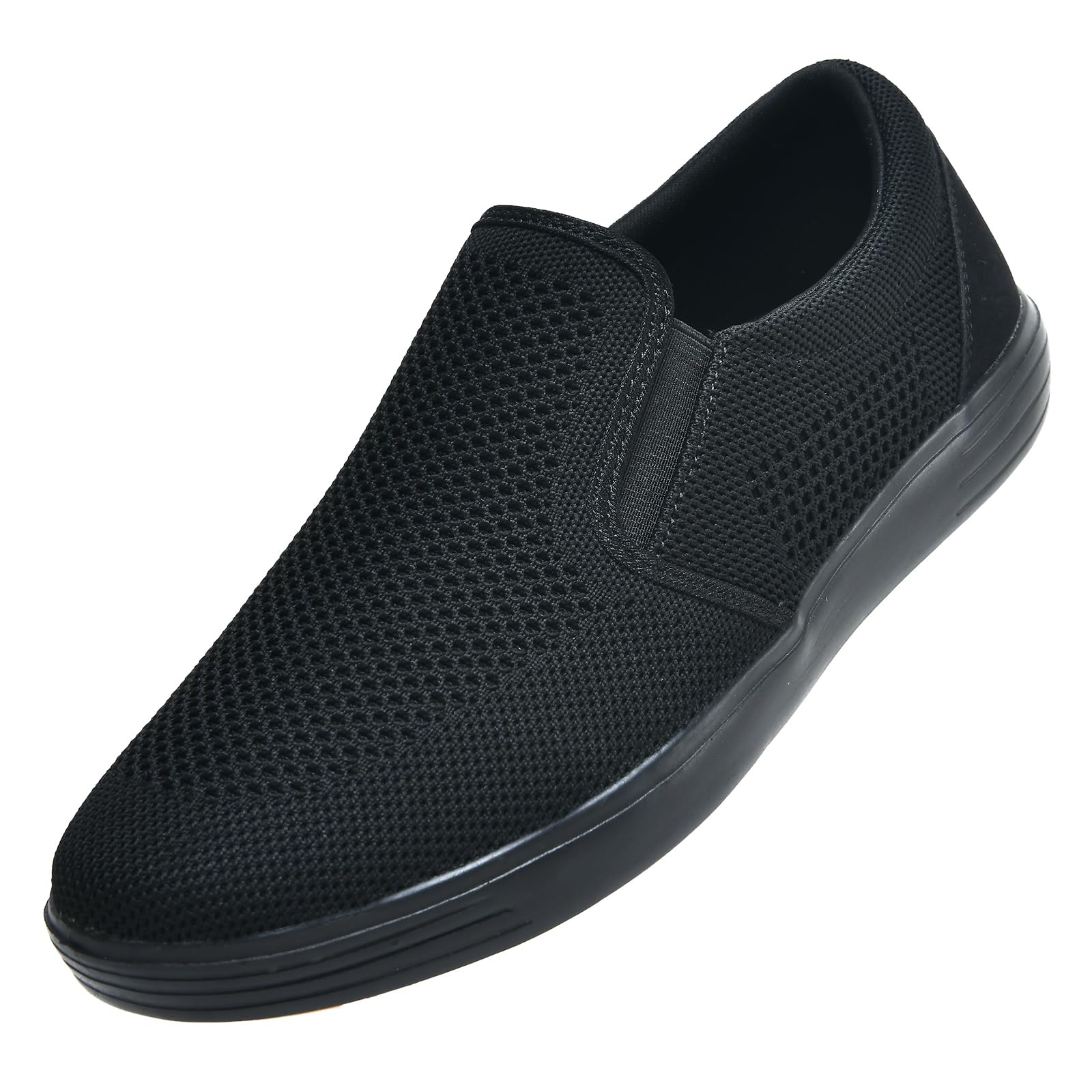 konhill Herren Slip On Schuhe Trainers - Casual Atmungsaktiv Komfortabel Mesh Walking Schuhe Kleid Sneaker Loafers