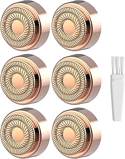 Generation 2 Replacement Heads for Flawless Finishing Touch Hair Removal Tool for Women, Double Ring Blades for Gen 2 Device Old Flawless, 6 Count