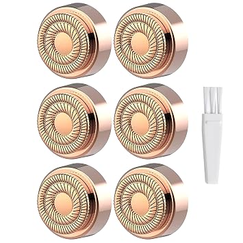 Generation 2 Replacement Heads for Flawless Hair Removal Tool, 6 Count