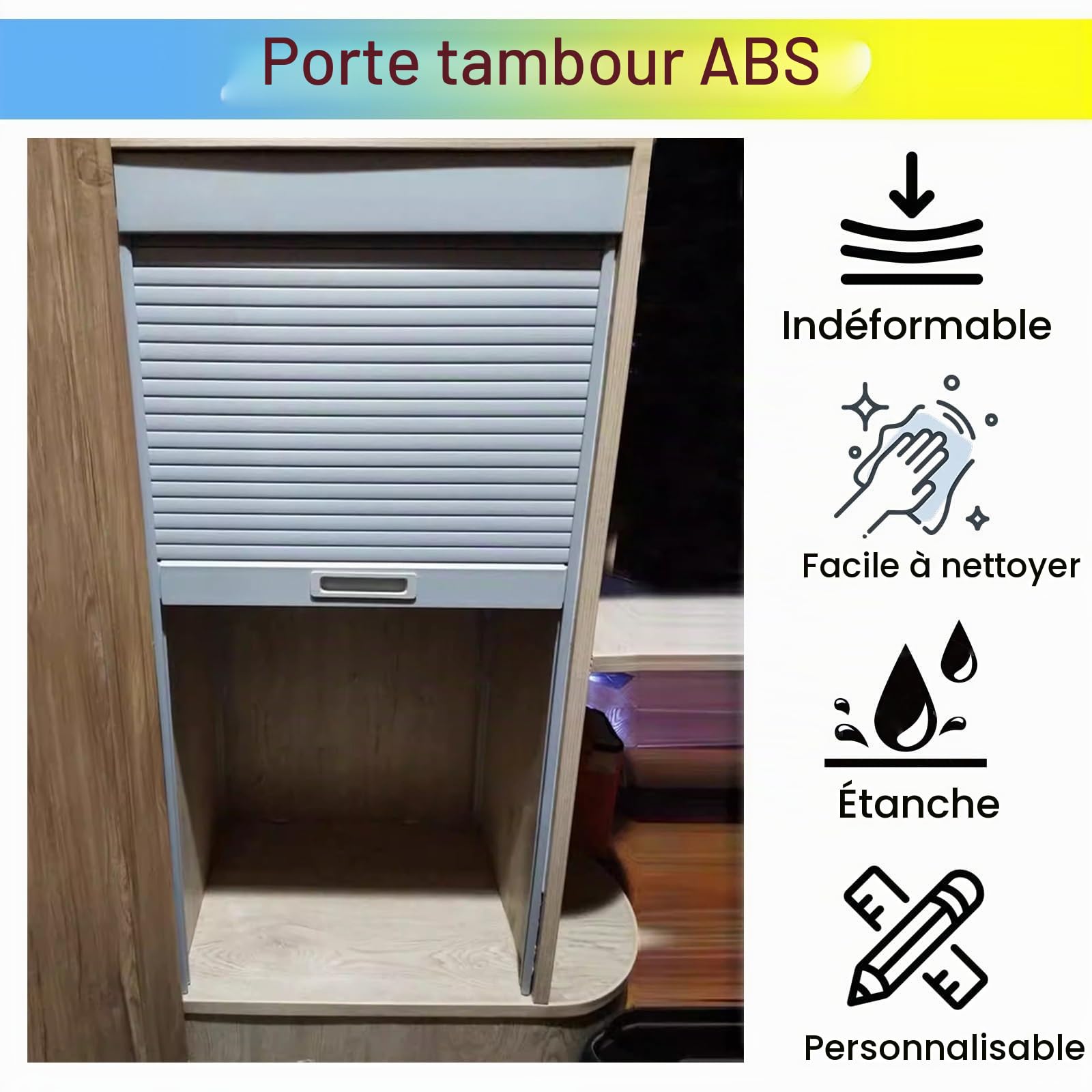 Volet Roulant Pour Meuble De Cuisine Ouverture Par Basculement Vers Le Bas
