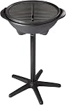 Cuisinart Indoor/Outdoor Electric Grill, 2-in-1 Portable BBQ with Non-Stick Cooking Surface, Adjustable Heat, Stand/Tabletop Options for Cookouts, Barbecues and Small Spaces (CEG-115C)