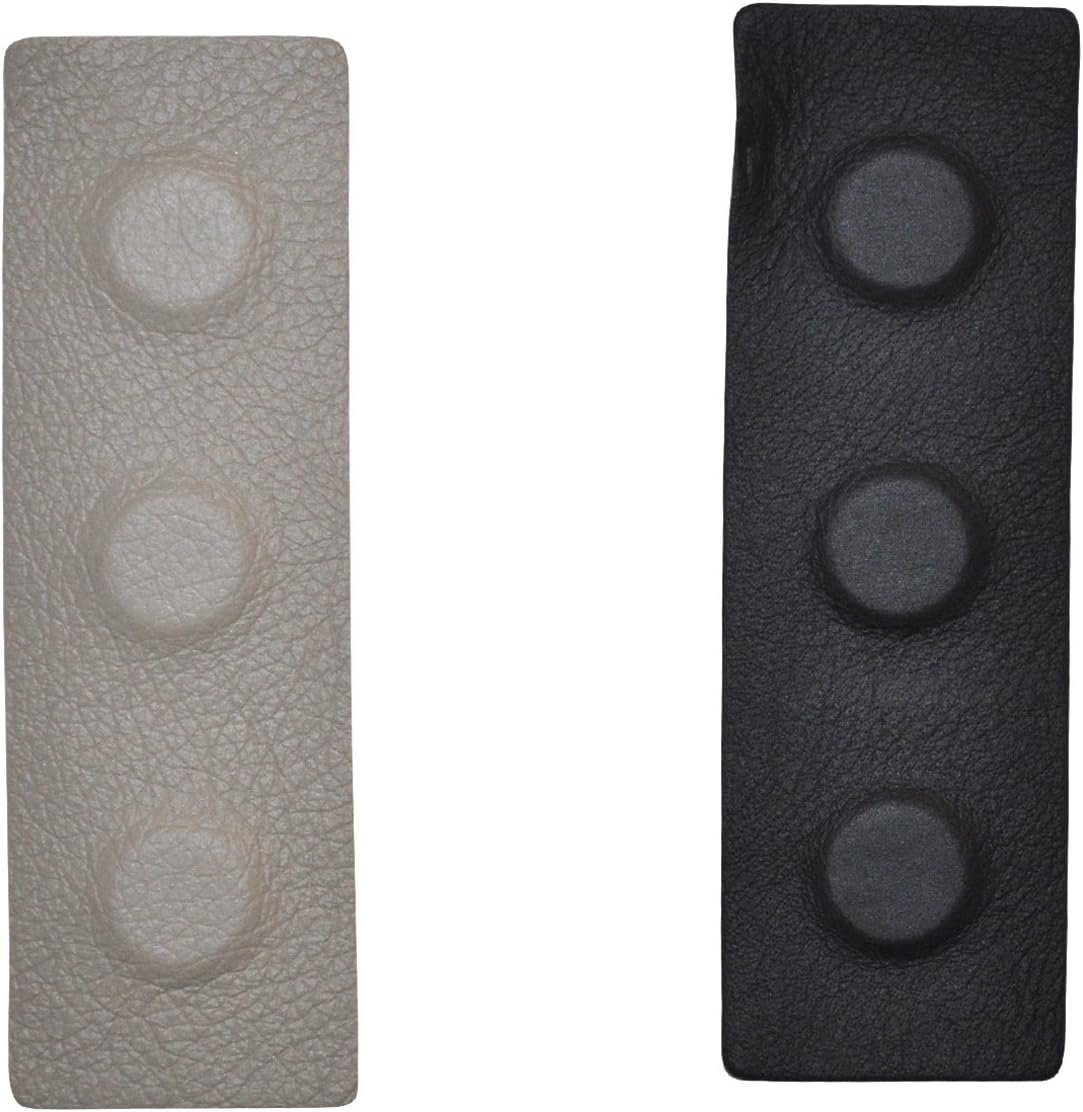 Black Magnetic Therapy Leather Split Clip-2 Part 2450 Gauss Magnets