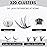 DIY Lash Extensions Kit 320pcs Individual Lashes Clusters 60D 80D D Curl Eyelash Extension Kit with Applicator and Lash Bond&Seal,Clusters Lash Glue Remover For False Eyelash Mix 10-16mm (60D+80D KIT)