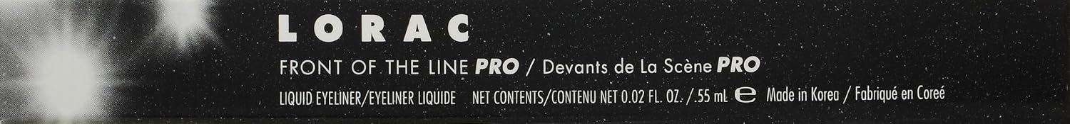 LORAC Front of the Line Pro Liquid Eyeliner, Black
