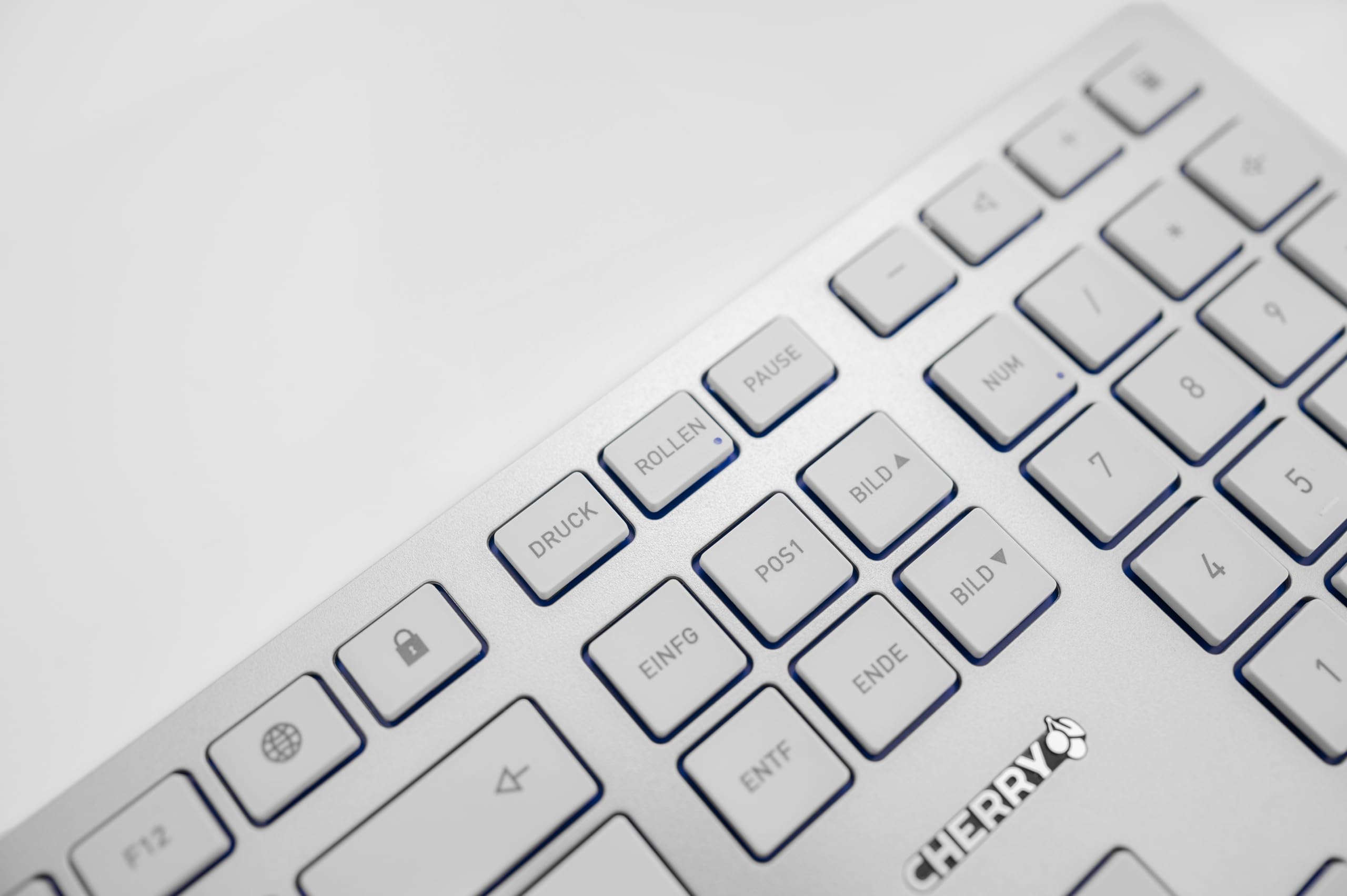 CHERRY KC 6000 SLIM, UK Layout, QWERTY, USB Keyboard, Ultraflaches