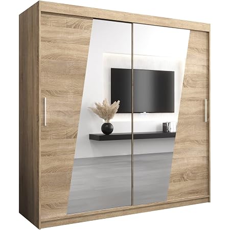 Kryspol Schwebet 252 Renschrank Rhomb 250 Cm Mit Spiegel Kleiderschrank Mit
