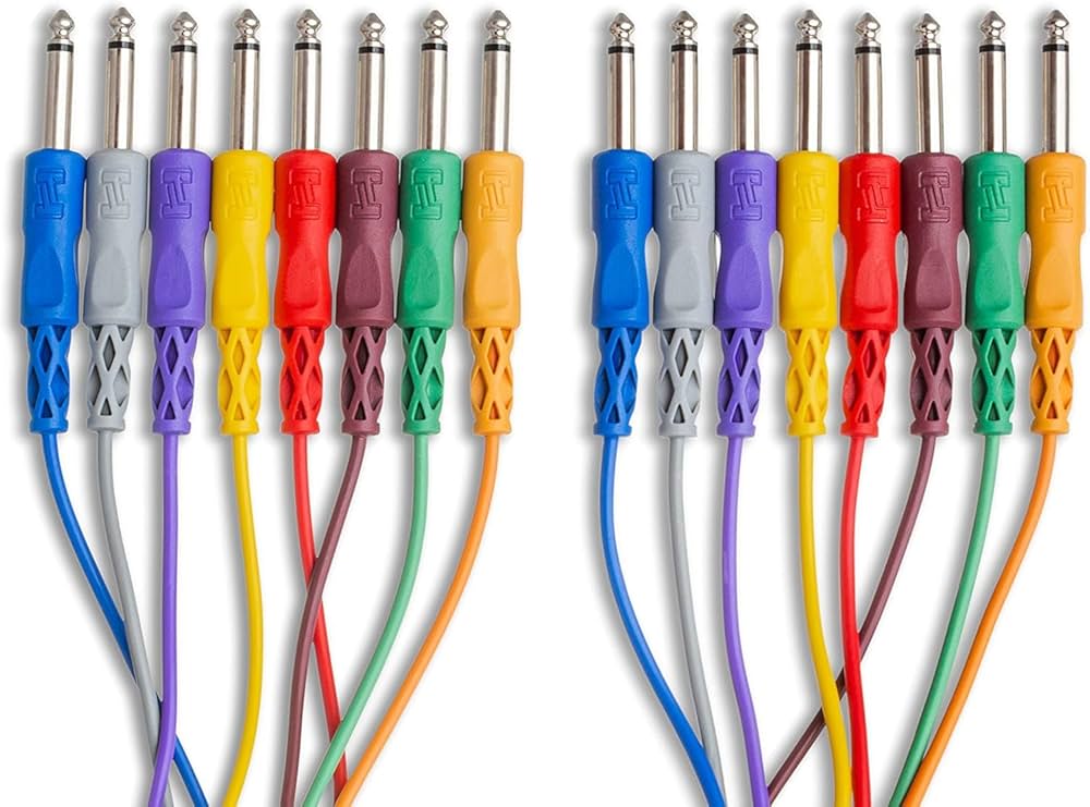 その他 sssaaa Amazon.com: Hosa CPP-845 Unbalanced Patch Cables, 1/4 Inch