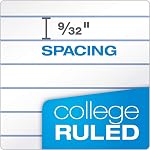 Oxford Composition Notebooks, 6 Pack, College Ruled Paper, 9-3/4" x 7-1/2", 100 Sheets Each, Black Marble Cover, Permanently Bound, Notebooks for School, Office, and Home Writing