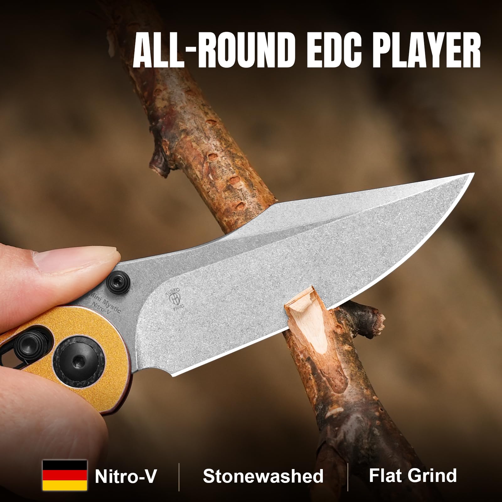 Amazon.com: Kizer Mini Mystic Pocket Knife, 3.2