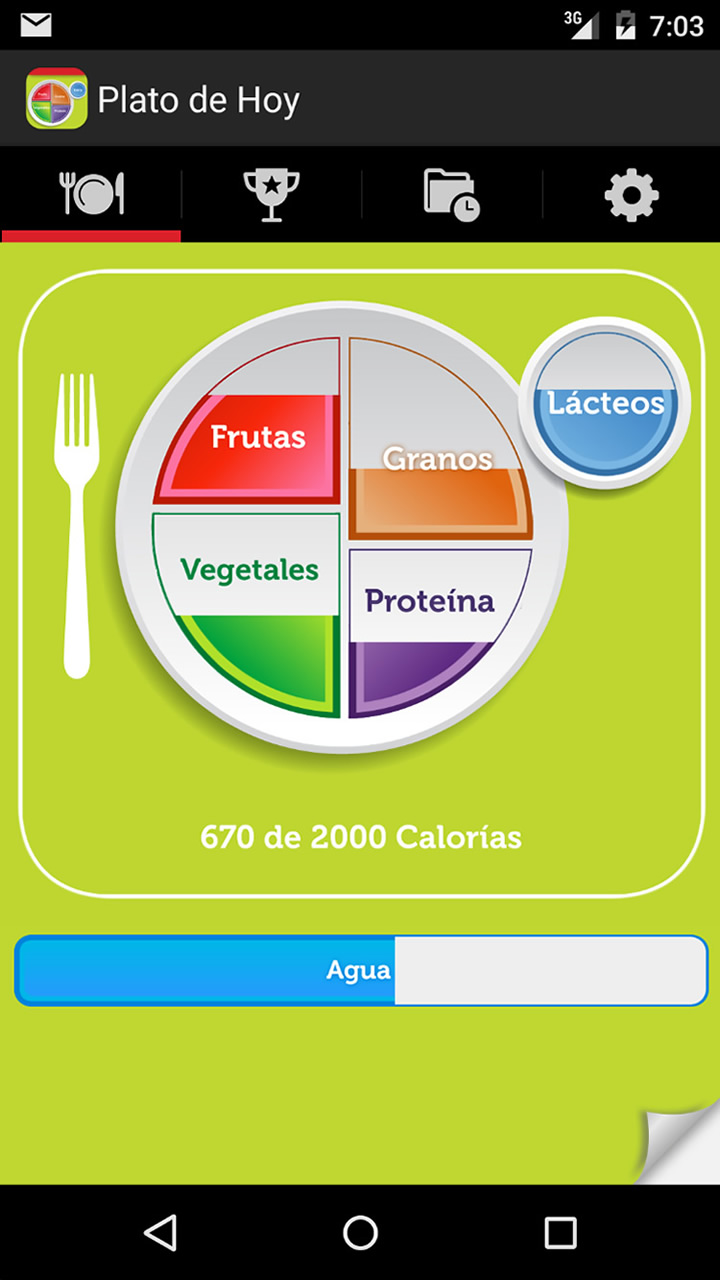 Aplicación Mi Plato Diario en Amazon Appstore
