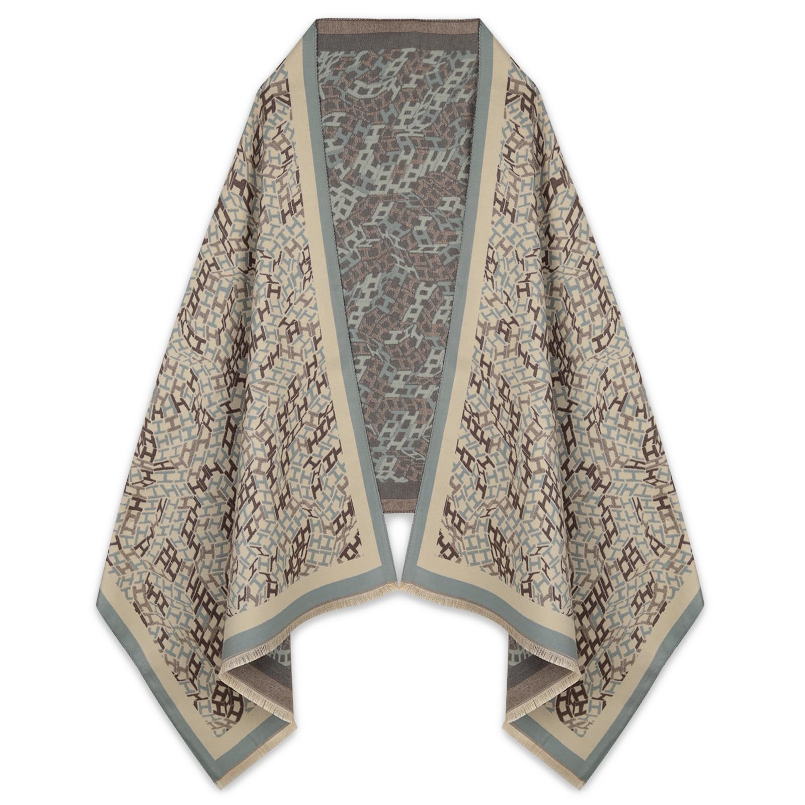 EXTREEScarfs for Women Pashmina Silky Shawl Wrap for Evening Dressing Blanket Open Front Poncho Cape