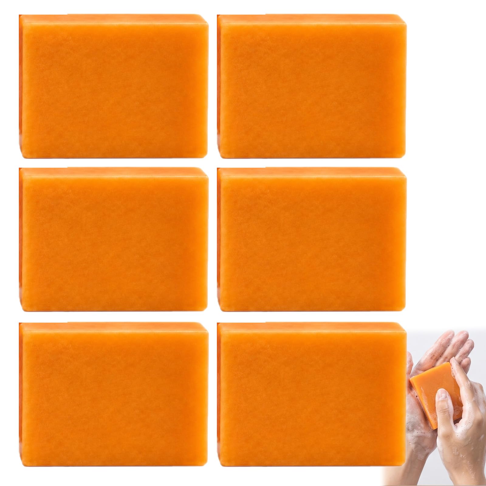 Saponetta al cachi, sapone deodorante delicato per il controllo. (6PCS)