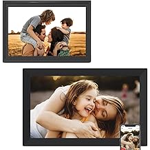 Frameo Digital Picture Frame 2 Pack, 1pc 10.1inch 1280 * 800 Digital Photo Frame 32GB Memory, 1pc 15.6inch Photo Frame Electronic 32GB Memory, 1920 * 1080 Touch Screen, Auto-Rotate, Share Photo Video