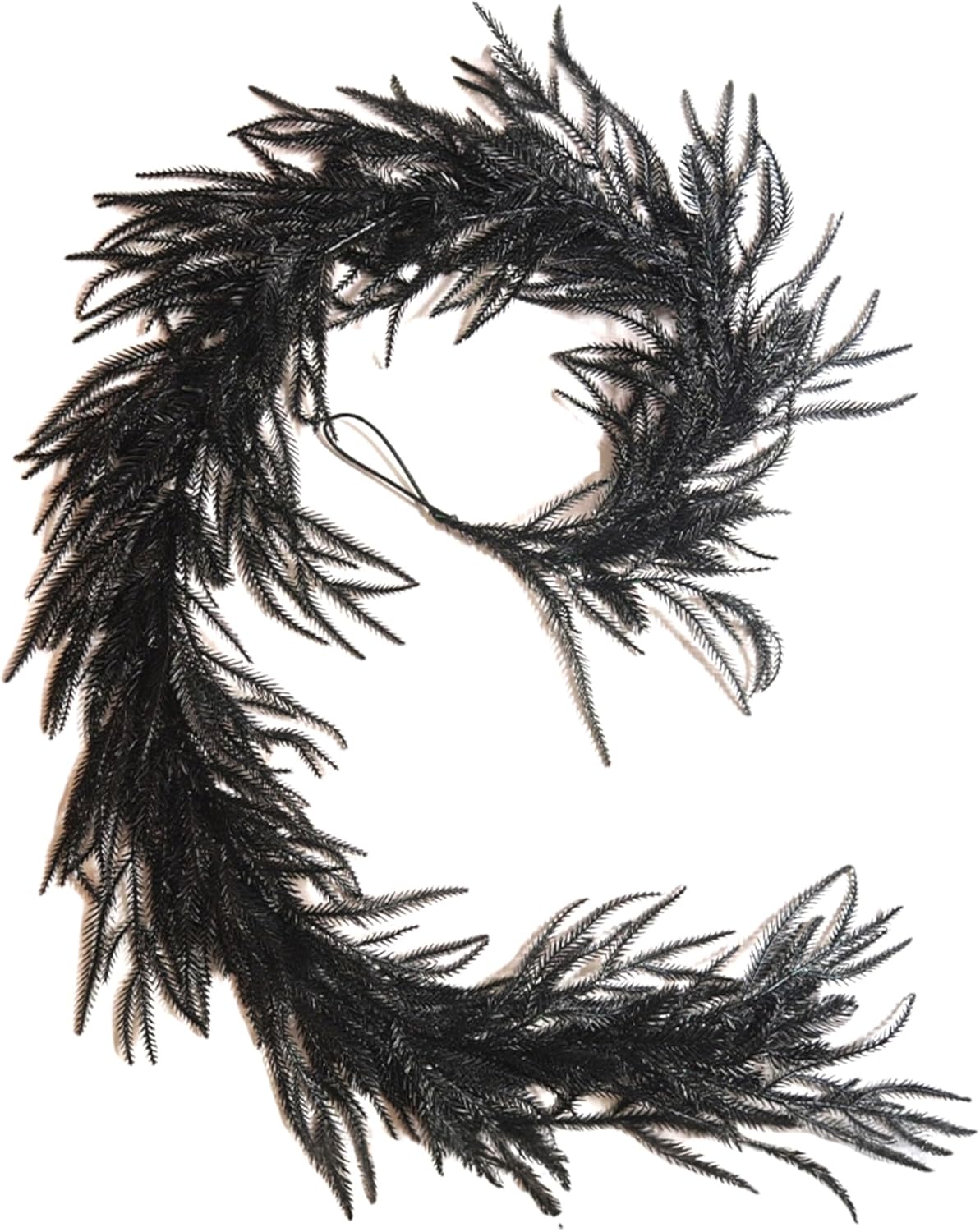 Norfolk Pine Garland 9ft Artificial Halloween Garland Realistic Christmas PE Decorative Ideal for Front Door Wall Mantel