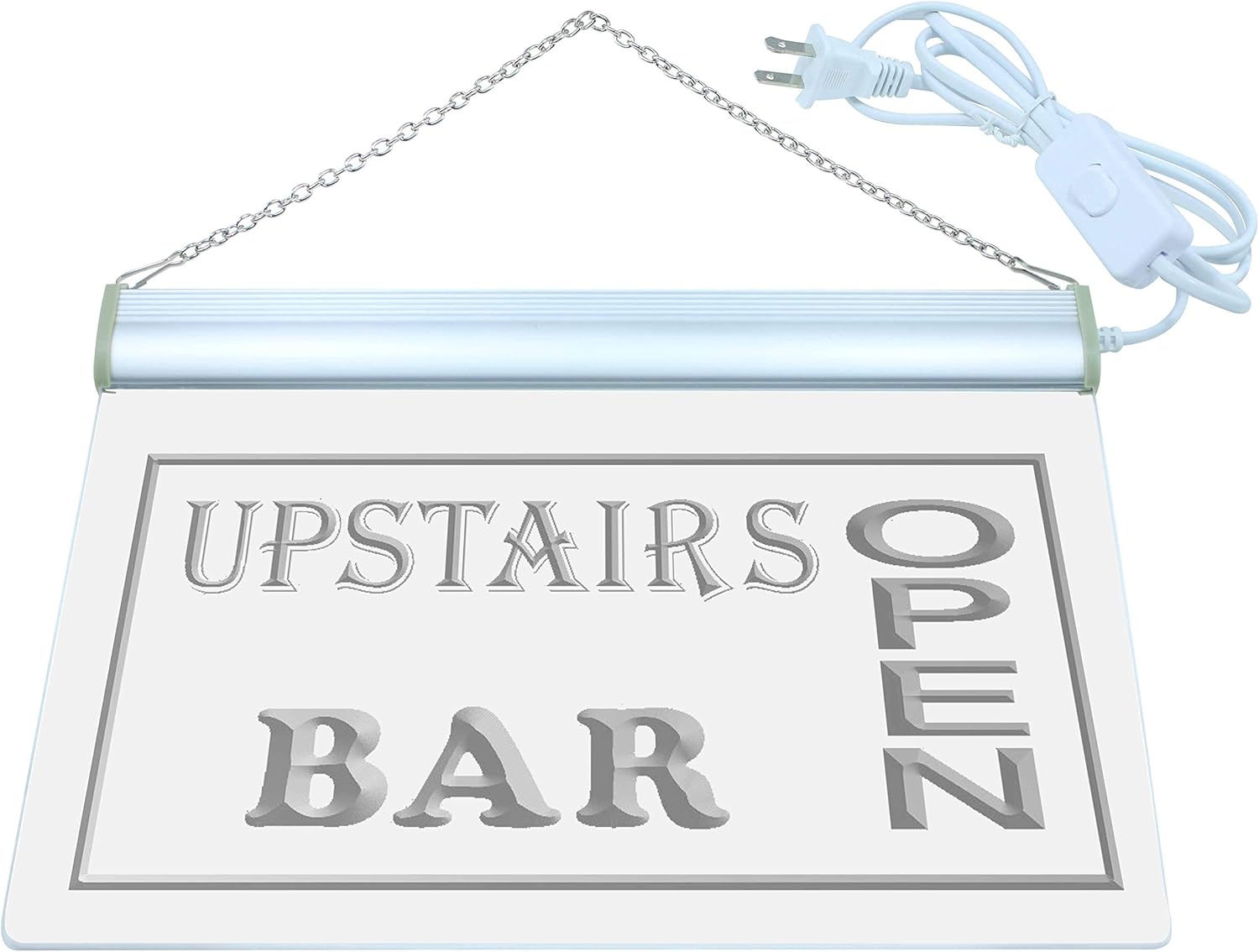 ADVPRO Open Upstairs Bar Pub Club LED Sign Neon Light Sign Display i107-b(c)