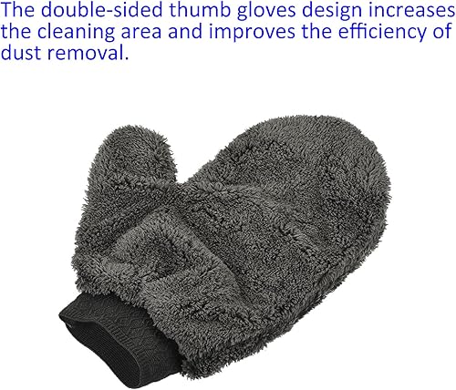 Miniatura 8 de Guantes de eliminación de polvo, guantes de doble cara, suaves y eficientes, se aplican a la cocina, jardín, habitación