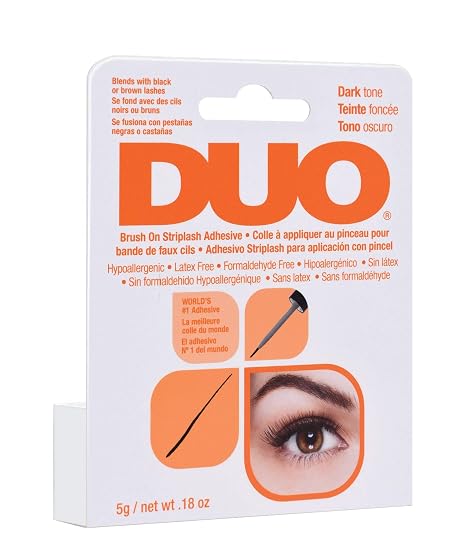 Duo Brush-On Lash Glue Dark Tone 0.18 Ounce (Pack of 3)