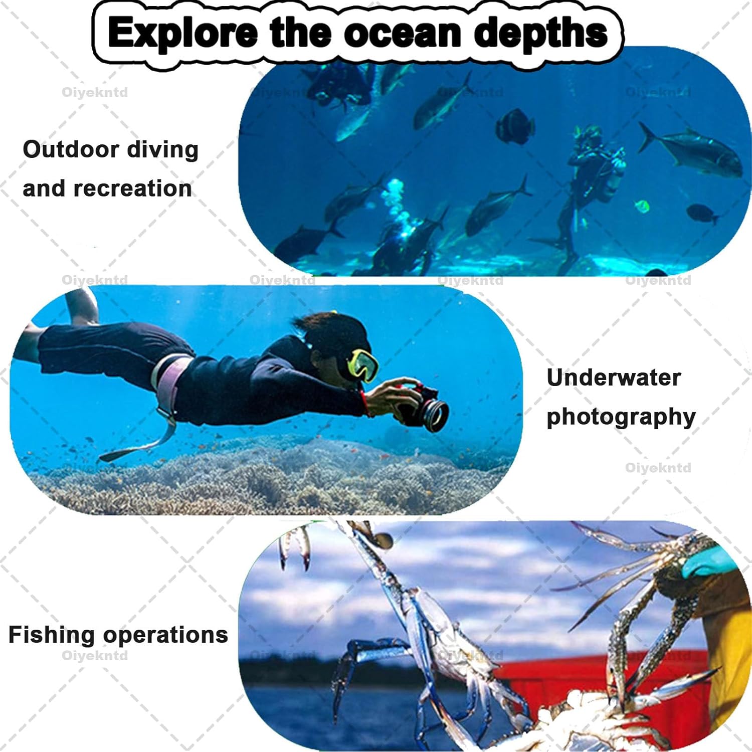 Diving Ventilator Scuba Tank Diving System 70 Min Hookah Air Buddy Underwater Breathing System Portable Lungs Breathing Device for Recreational Diving & Fishing Blue-2Battery