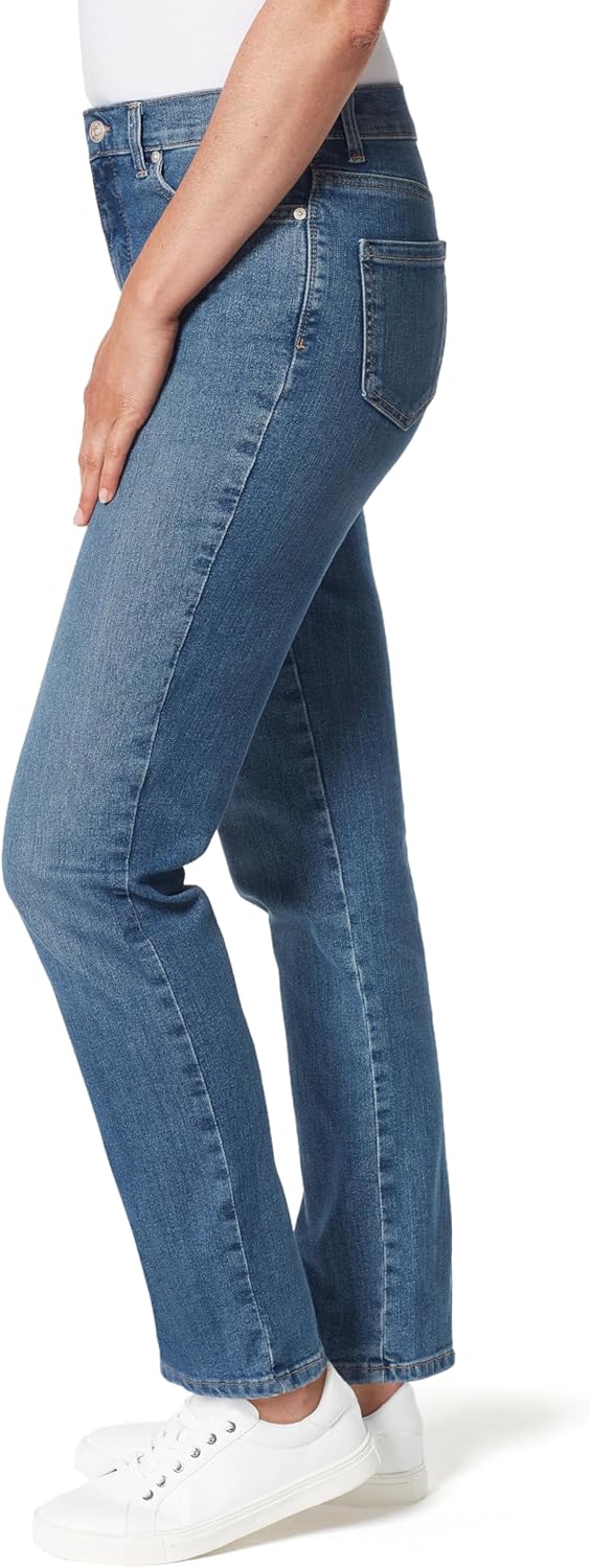 Gloria Vanderbilt Womens Amanda Classic High Rise Tapered Jean Petite - Image 3
