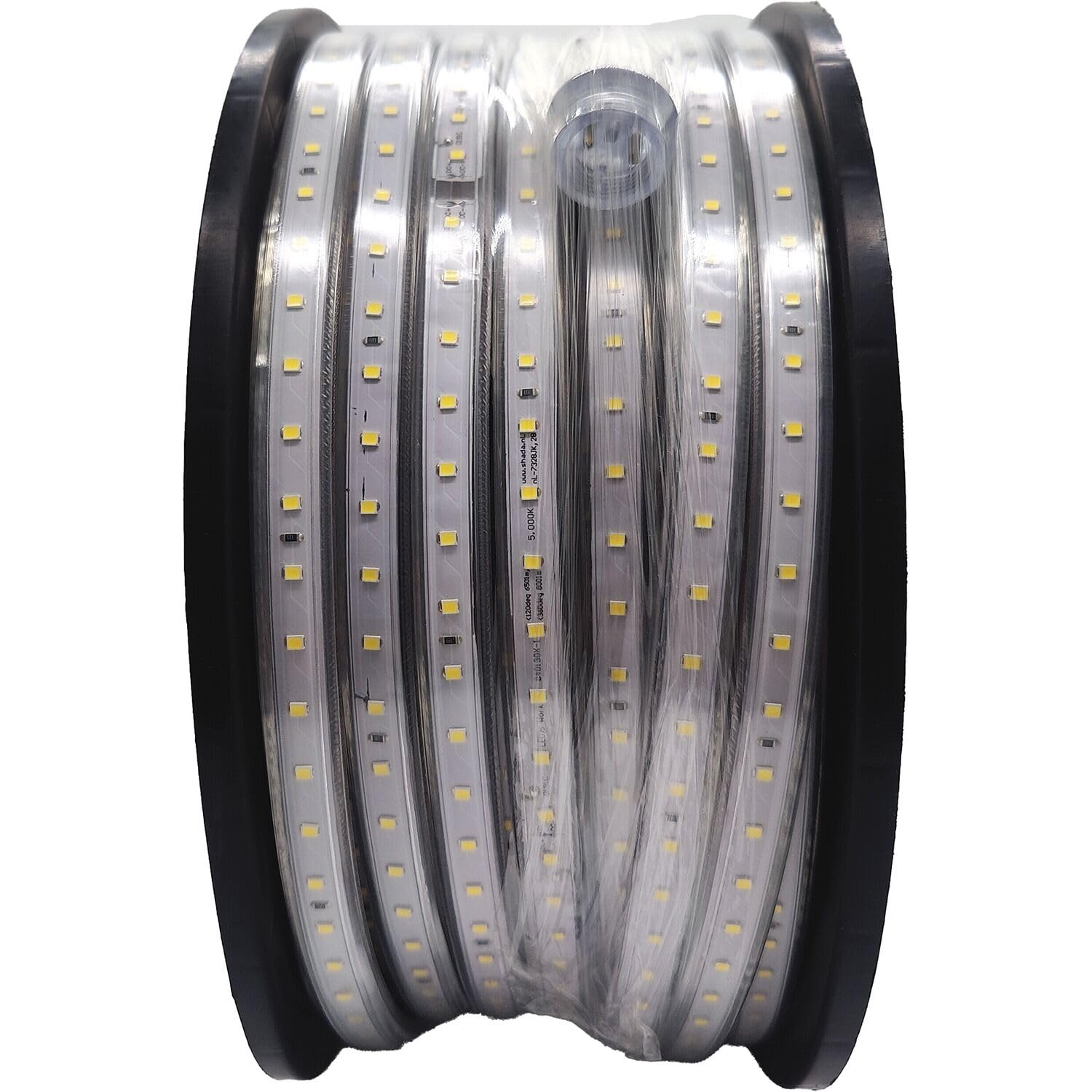 LED'S WORK LED Schlauch 50m Led Lichtschlauch - 370W 40000lm, 5000k Lichtband mit 230V Stromkabel
